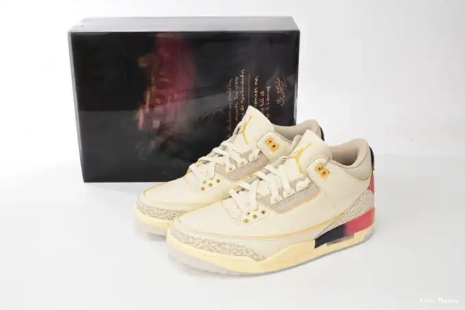 Kicktheory Air Medellin Jordan J x FN0344-901 Balvin 3 Sunset 0606